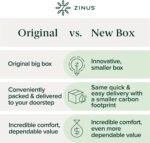 ZINUS 10 Inch Green Tea Cooling Memory Foam Mattress [New Version], Full, Fiberglass Free, Medium Firmness, Cooling Gel Foam, Certified Safe Foams & Fabric, Mattress in A Box - Image 7
