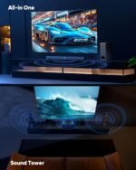 Sound Bar for Smart TV 2.1CH 190W Peak Power Soundbar with Subwoofer Detachable 2-in-1 BT 5.4 Surround Sound System 12L Deep Bass for PC Game with HD-ARC/Opt/USB/AUX Home Theater - Image 4