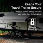 Camco Camper & RV Wheel Chock with Rope - Keeps Trailer in-Place to Safely Unhitch or Park - Compatible with Wheels Up to 26” in Diameter & Molded of Heavy-Duty Hard Plastic - 2-Pack - 44471 - Image 4