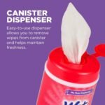 Wet Ones for Pets Freshening Multipurpose Wipes for Cats with Aloe Vera, Fresh Scent - Easy to Use Cat Cleaning Wipes for Pet Grooming in Canister, 50 Count - Image 5