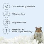 Kaytee Clean & Cozy White Paper Bedding, Made for Small Animals, 49.2 Liters - Image 3