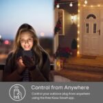 Kasa Outdoor Smart Plug, Smart Home Wi-Fi Outlet with 2 Sockets, IP64 Weather Resistance, Compatible with Alexa, Google Home & IFTTT, No Hub Required, ETL Certified(EP40), Black - Image 5