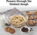 Hamilton Beach Electric Stand Mixer, 4 Quarts, Dough Hook, Flat Beater Attachments, Splash Guard 7 Speeds with Whisk, Black - Image 4