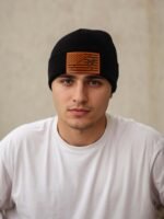 Ameican Flag Hunting Fishing Gifts Beanie Hat for Men Grandpa Dad Husband Hunters Deer Duck Retirement Gifts Gear Stuff - Image 3