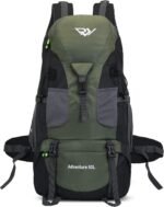 Hiking Backpack, 50l Camping Lightweight Bag for Outdoor - Image 4