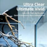 NICREW 2.5 Gallon Nano Nature Aquarium Kit, Ultra-Clear Rimless Desktop Fish Tank with Light, Filter, Gravel and Rock, Perfect for Small Fish, Shrimp, or Betta, Complete Version, Black - Image 4