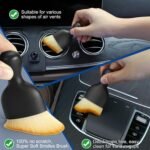 Car Interior Duster Detail Brushes, Soft Bristles Brush Car Accessories for Cleaning Dashboard Air Vent Crevice, Detailing Dusting Tool Kit for Auto Truck SUV RV - Image 4