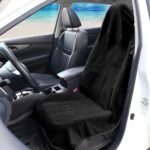 Leader Accessories Black Waterproof Sweat Towel Seat Cover Universal Non-Slip for Car Truck SUV Seat for Dog & Kid Workout Outdoor OR Sport Activities - Image 3
