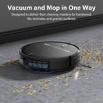 Robot Vacuum and Mop Combo, 2-in-1 Robot Vacuum Cleaner, Perfect for Pet Hair, Hard Floor and Carpet, Anti-Bump, Anti-Fall, App, Voice and Remote Control - Image 3