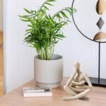 Bookshelf Decor Thinker Statue - Abstract Art Reading Thinker Sculpture Figurine Aesthetic, Modern Home Decoration for Living Room Office Shelves Coffee Table Desk Decor(Beige) - Image 5