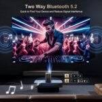 [Electric Focus] Projector with WiFi and Bluetooth, Native 1080P 15,000 Lumens 4K Supported, Agreago Outdoor Movie Projector for Home Theater UP to 300", for iOS/Android/TV Stick/HDMI/USB - Image 3