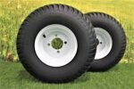 Antego Tire & Wheel - Set of Two 18x9.50-8 4 Ply Tire & Wheel Assemblies | White 8x7 Wheel | Direct Replacement for Toro/Exmark 110-6883, 120-2249 | Suitable for Golf Carts & Some Craftsman Mowers - Image 4