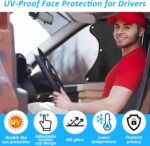 2PCS 24x22 Inch Side Window Sunshades for Semi-Truck Car Side Window Shade with Suction Cups for Volvo VNL Freightliner International Trucks RV Semi Truck Accessories - Image 6