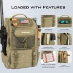 KastKing KarryAll Fishing Tackle Backpack with Rod Holder 4 Tackle Boxes,40/26L Tackle Bag Storage Fishing Gear and Equipment - Image 4