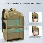 KastKing KarryAll Fishing Tackle Backpack with Rod Holder 4 Tackle Boxes,40/26L Tackle Bag Storage Fishing Gear and Equipment - Image 5