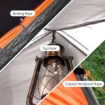 2 Person Camping Tent 4 Person Tents for Camping Windproof Tents for Camping Hiking Backpacking Traveling 2/3/4 Family People Tents for Camping Portable Tent with Carry Bag - Image 7