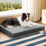 Bedsure Orthopedic Dog Bed Large Sized Dog - Memory Foam Pet Mattress with Removable Washable Cover and Egg Crate Foam, Thick Flat Suitable for Pet Up to 65 lbs, 36x27x3.5 Inches, Grey - Image 6