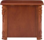 Powell Woodbury Mahogany Bed Step with Storage, Information, Lightly Distressed Woodbury Mahogany, 20 x 17.75 x 17.25 - Image 8