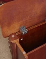 Powell Woodbury Mahogany Bed Step with Storage, Information, Lightly Distressed Woodbury Mahogany, 20 x 17.75 x 17.25 - Image 10