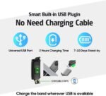 ZURURU Fitness Tracker with Blood Pressure Heart Rate Sleep Health Monitor for Men and Women, Upgraded Waterproof Activity Tracker Watch, Step Calorie Counter Pedometer Black - Image 6