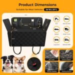 Dog Car Seat Cover for Back Seat,100% Waterproof Scratch Proof Nonslip Seat Cover,600D Heavy Duty Scratch Soft Dog Hammock - Image 4