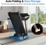 Treadmills for Home with Incline, Auto Foldable Running Treadmills, 8.0 MPH Walking Pad Treadmill with Bluetooth, 300 lbs Weight Capacity Quiet - Image 5