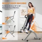 Squat Machine for Home, Squat Assist Trainer with Adjustable Resistance, Foldable Rowing Machine, LCD Display, Exercise Trainer with 265LBS Capacity for Glutes Legs Workout - Image 3