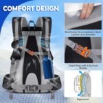 NUBILY 50L Hiking Backpack Waterproof Camping Backpack for Men Women Lightweight HIking Daypack Outdoor Travel Daypack - Image 6