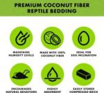 Zilla Coconut Husk Brick, Organic Bedding for Reptiles, Made with 100% Coconut Fiber, Ideal for Tropical Habitats and Egg Incubation - Image 4