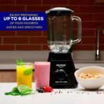 Universal 550W Mass Vital Blender - Glass Jar 57 Oz/1.8 Quart/1.7 Liter - 7-cup, 2 Speed + Pulse Function and 4 Stainless Steel Blade with Chrome Steel Technology - Image 4