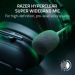 Razer BlackShark V2 HyperSpeed Wireless Gaming Headset: 2.4GHz, Bluetooth or USB - THX Spatial Audio - Titanium 50mm Drivers - 70 Hr Battery - for Xbox Series X, Series S, PS5, PC, Switch 2 - Black - Image 3