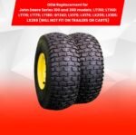 Antego Tire & Wheel Set of 2 - 15x6.00-6NHS Lawn Mower Tires with Wheel Assemblies, Compatible with John Deere Mowers, Precision Ball Bearings - Image 3