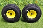Antego Tire & Wheel Set of 2 - 15x6.00-6NHS Lawn Mower Tires with Wheel Assemblies, Compatible with John Deere Mowers, Precision Ball Bearings - Image 5