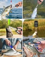 Fishing Tool Kit - Fishing Pliers, Hook Remover, Fish Gripper，Fish Scale, Fish Knife, Saltwater Fishing Gear with Sharpeners, Best Gifts for Men - Image 5