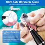 Plaque Remover for Teeth - Pet Ultrasonic Cleaner - Teeth Cleaning Kit for Tartar and Stains - Suitable for Dogs and Cats (Black) - Image 3