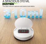 Magshion Robot Vacuum Cleaner, 90 Mins Runtime and Auto Self-Charging, Ideal for Low Carpet Pet Hair Hard Floors, White - Image 4