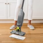 Shark VACMOP Cordless Hard Floor Cleaner, Vacuum and Spray Mop, Powerful Suction, Lightweight, LED Headlights, Includes 4 Disposable Pads, 12oz Multi-surface Cleaning Solution, Gray, VM252 - Image 3