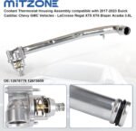 MITZONE Coolant Thermostat Housing Assembly compatible with 2017-2023 Buick Cadillac Chevy GMC Vehicles - LaCrosse Regal XT5 XT6 Blazer Acadia 3.6L Replace - Image 4