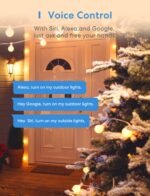 meross Outdoor Smart Plug Compatible with Apple HomeKit, Siri, Alexa, Google Assistant and SmartThings, Waterproof Outdoor Outlet, Remote & Voice Control, Timer, FCC and ETL Certified - Image 3