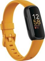 Fitbit Inspire 3 Health &-Fitness-Tracker with Stress Management, Workout Intensity, Sleep Tracking, 24/7 Heart Rate and more, Morning Glow/Black, One Size (S & L Bands Included) - Image 4