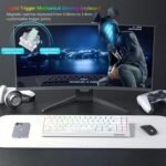 Womier M68 HE V2 Rapid Trigger Keyboard 60% Percent, Hall Effect Topographic Gaming Keyboard, Wired RGB Custom Mechanical Key Board with Magnetic Switch, PBT Keycaps for Mac/Win (White) - Image 3