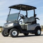 8" Steel Golf Cart Wheels Glossy White and Arisun Turf Sail (18/8.5-8) Golf Cart Tires - Set of Four - Image 5