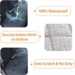 Honest Dog Car Seat Covers, Dog seat Cover with Side Flap for Cars, Trucks, and Suv's - Waterproof & Nonslip Pet Seat Cover for Backseat - Image 3