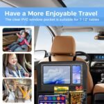 Backseat car organizer(2-Pack),9 storage pockets, car organizer with tablet holder,Car travel essentials for long trips，Car organizers and storage - Image 4