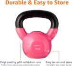 Amazon Basics Vinyl Kettlebell - Image 4