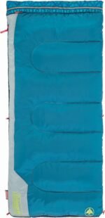 Coleman Kids 50°F Sleeping Bag, Comfortable Youth Sleeping Bag for Sleepovers & Camping, Fits Children up to 5ft Tall, Glow in The Dark Design, Stuff Sack Included, Machine Washable - Image 3