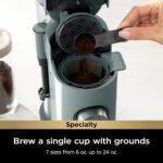 Ninja Pods & Grounds Specialty Single-Serve Coffee Maker, K-Cup Pod Compatible, Built-In Milk Frother, 6-oz. Cup to 24-oz. Travel Mug Sizes, Iced Coffee Maker, 1550 watts, Sage Green, PB051SG - Image 3