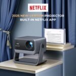 GooDee Video Projector With Wifi And Bluetooth, Smart Movie System/ Dolby Audio/ Auto Focus & Keystone Portable Projector, 4k Video Decode & 1080p Native For Home Theater / Outdoor - Image 3