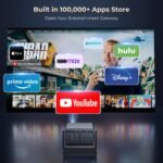 GooDee Video Projector With Wifi And Bluetooth, Smart Movie System/ Dolby Audio/ Auto Focus & Keystone Portable Projector, 4k Video Decode & 1080p Native For Home Theater / Outdoor - Image 4