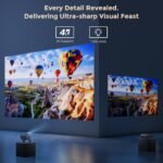 GooDee Video Projector With Wifi And Bluetooth, Smart Movie System/ Dolby Audio/ Auto Focus & Keystone Portable Projector, 4k Video Decode & 1080p Native For Home Theater / Outdoor - Image 6